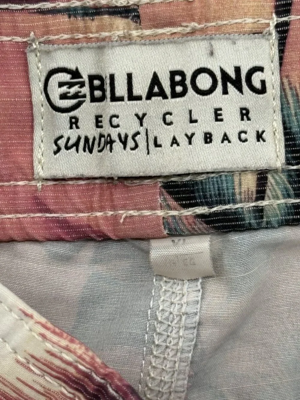 Billabong Sundays Layback Board Shorts Mens XL 7